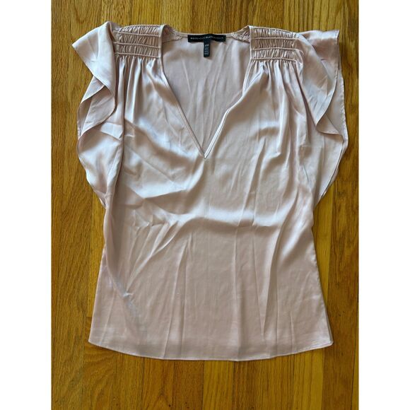 White House Black Market Tops - Light Pink Satin Blouse White House Black Market